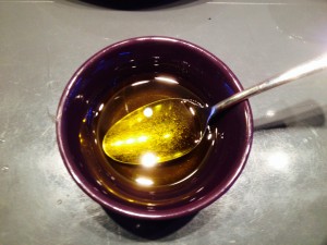 huile d'olive sel