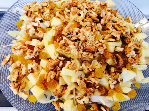 Salade Endives Pommes Noix Raisins Gruy Re Jambon Sorosebonbons