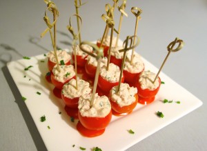 tomates thon ciboulette