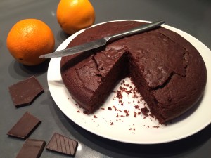 gâteau au yaourt chocolat orange