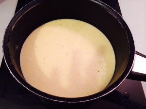 cuisson de la crème pâtissière