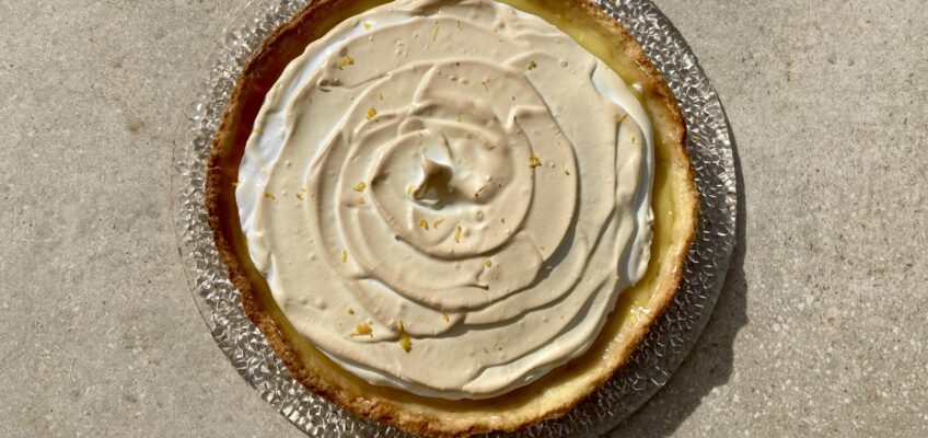 tarte au citron meringuée