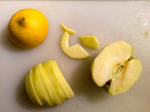 citronnez les pommes