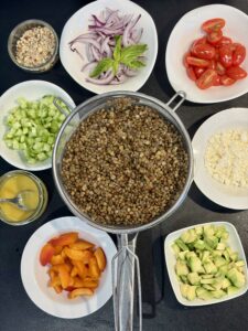 salade de lentilles