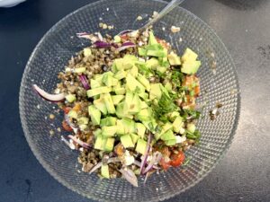 salade de lentilles