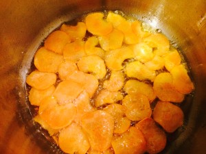 cuisson des patates douces
