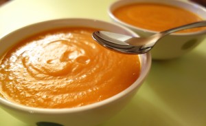 soupe potiron poireau carottes