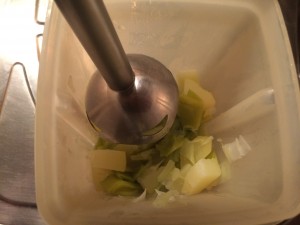 mixez les légumes