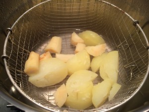 cuisson des pommes de terre et des panais