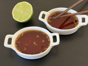 sauce soja citron vert