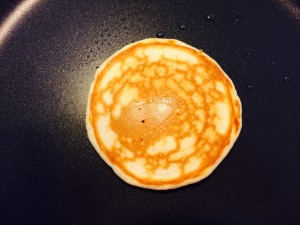 cuisson des pancakes