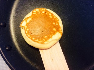 cuisson des pancakes