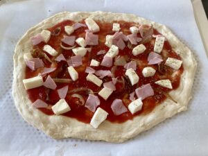 pizza base tomate