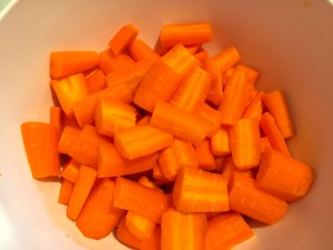 découpe des carottes