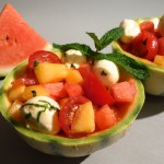 salade melon pastèque mozzarella