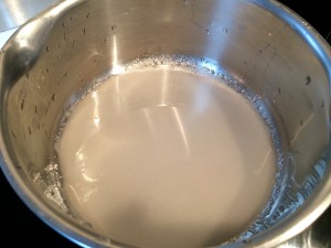 préparation du caramel