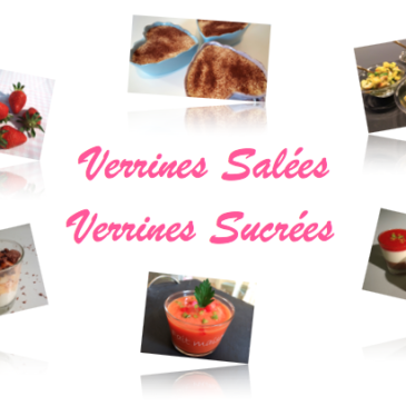 Carnet de recettes Verrines salées et sucrées