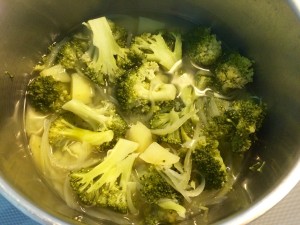 préparation velouté brocoli