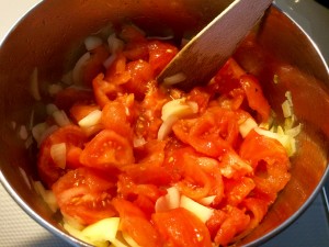 réalisation du bouillon de tomates