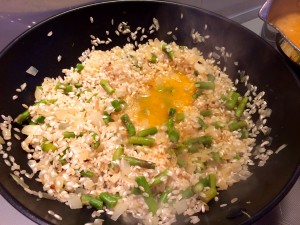 cuisson du risotto