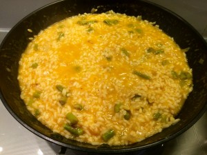 cuisson du risotto