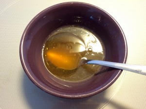 sauce huile noix vinaigre xérés miel citron