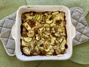 gratin courgette aubergine