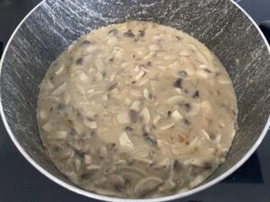 cuisson velouté de champignons