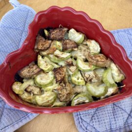 gratin courgette aubergine