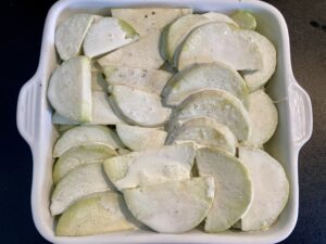 gratin courgette aubergine