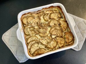 gratin courgette aubergine