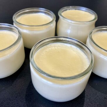 Crèmes dessert à la vanille