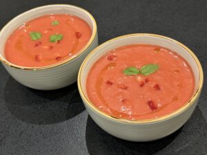 gaspacho de fraises