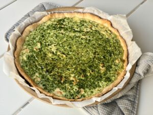 tarte saumon épinards