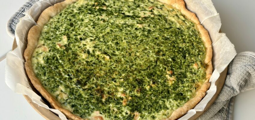 tarte saumon épinards