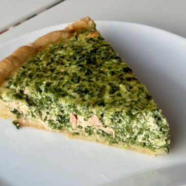 Tarte saumon épinards