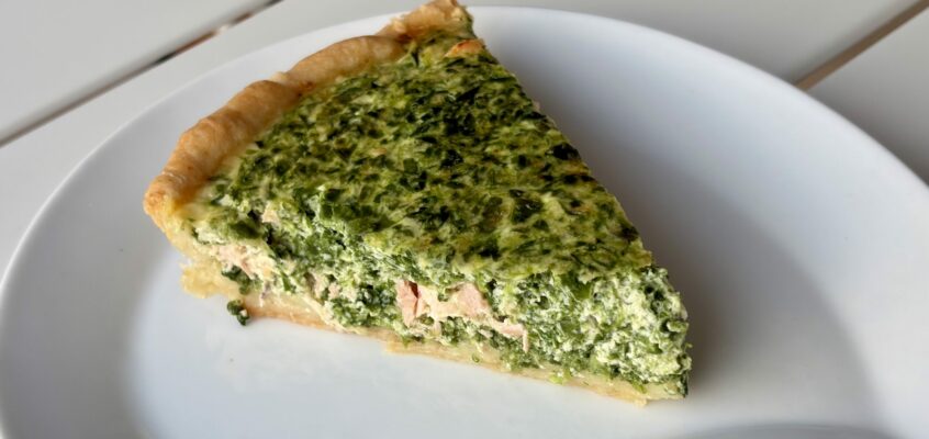 Tarte saumon épinards