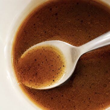 Vinaigrette balsamique miel citron