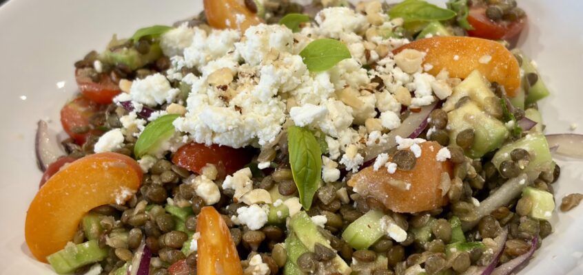 Salade de lentilles