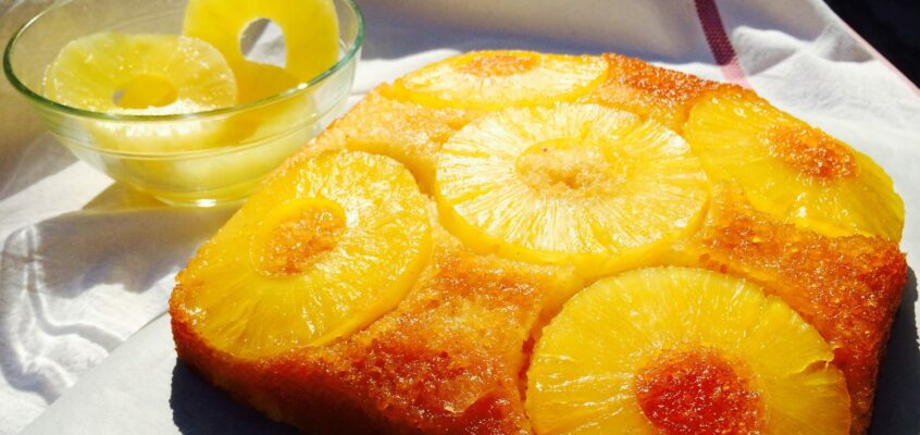 Gâteau renversé à l&rsquo;ananas