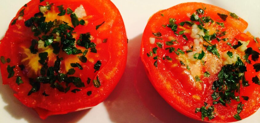 Tomates persillées