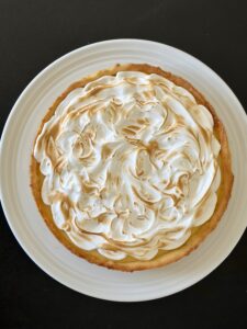 tarte au citron meringuée