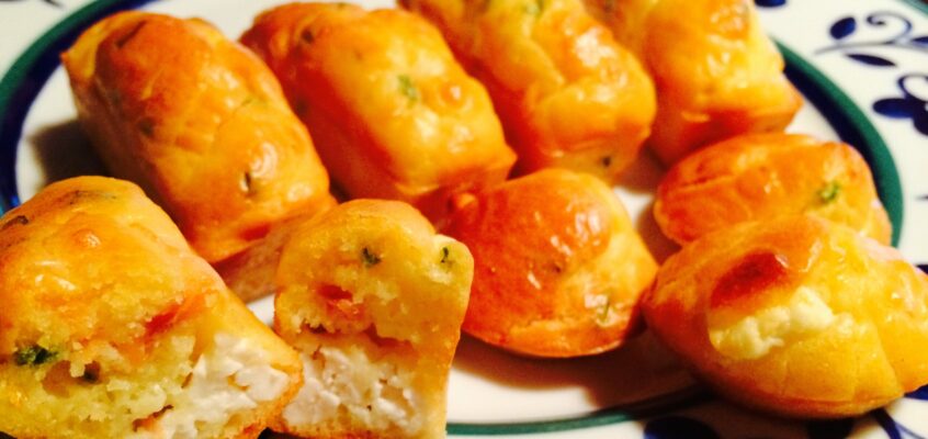 Cake saumon feta ciboulette