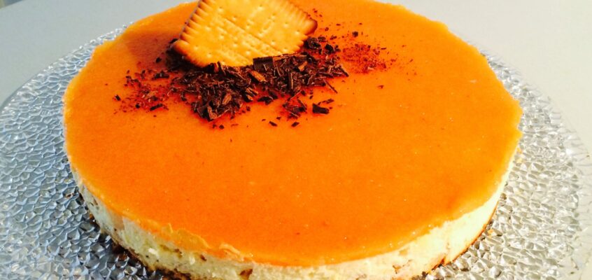 Cheesecake aux pêches