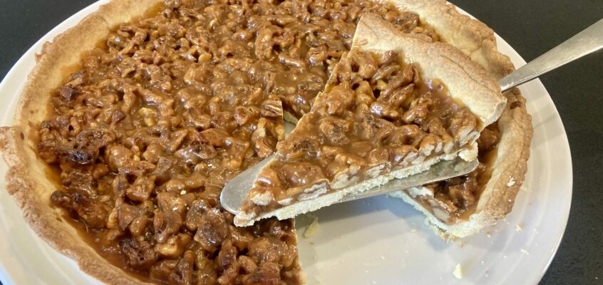 Tarte caramel noix
