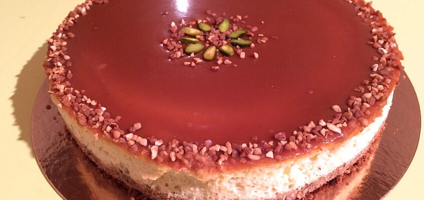 Cheesecake pommes caramel beurre salé