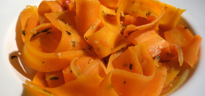 Tagliatelles de carottes
