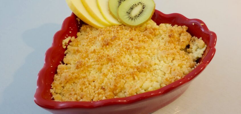 crumble pomme kiwi