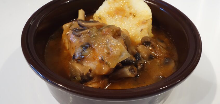 Lapin en sauce
