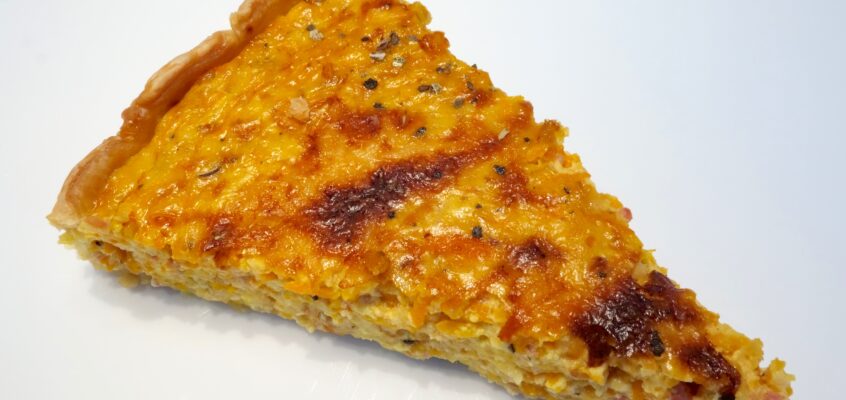 Tarte carotte oignon jambon